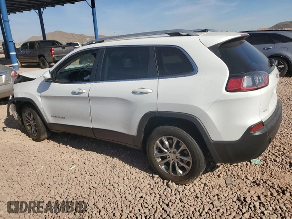 2021 Jeep Cherokee Latitude Lux with VIN 1C4PJLMXXMD156291, listed as a Copart auction lot 81510534 with 41,575 mi miles and Salvage Title. Bid and sale history available at carsss.com. Image 2.