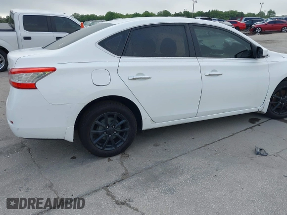 2015 Nissan Sentra S with VIN 3N1AB7AP8FY249344, listed as a IAAI auction lot 41891051 with 143,917 mi miles and . Bid and sale history available at DreamBid. Image 4.