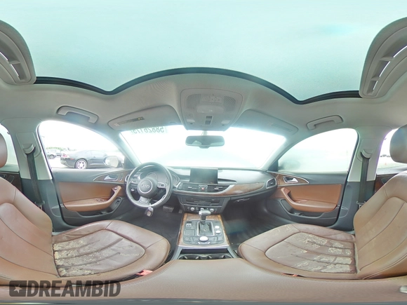 2013 Audi A6 Premium Plus with VIN WAUDFAFC2DN011787, listed as a Copart auction lot 58826175 with Not provided miles and Salvage title. Bid and sale history available at DreamBid. Image 14.
