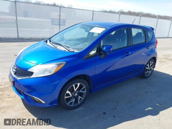 2015 Nissan Note SV with VIN 3N1CE2CP5FL385671, listed as a IAAI auction lot 41808732 with 99,218 mi miles and . Bid and sale history available at DreamBid. Image 2.
