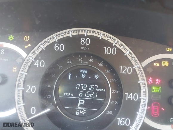 2015 Honda Accord Sedan EX-L with VIN 1HGCR2F89FA209074, listed as a IAAI auction lot 41686362 with 79,167 mi miles. Bid and sale history available at carsss.com. Image 16.