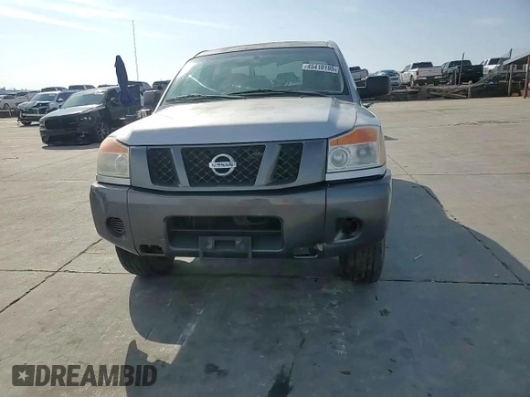 2008 Nissan Titan XE with VIN 1N6AA07D08N323759, listed as a Copart auction lot 45410195 with 248,255 mi miles and Salvage Title. Bid and sale history available at carsss.com. Image 10.