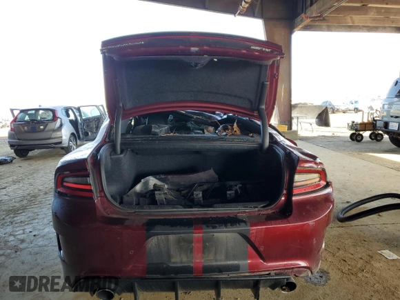 2019 Dodge Charger SRT Hellcat with VIN 2C3CDXL90KH710460, listed as a Copart auction lot 83578344 with Not Provided miles and Salvage Title. Bid and sale history available at DreamBid. Image 6.