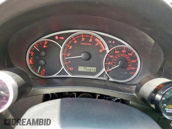 2011 Subaru WRX WRX Limited with VIN JF1GR7E64BG828112, listed as a Copart auction lot 62281995 with 174,972 mi miles and Clean title. Bid and sale history available at DreamBid. Image 9.
