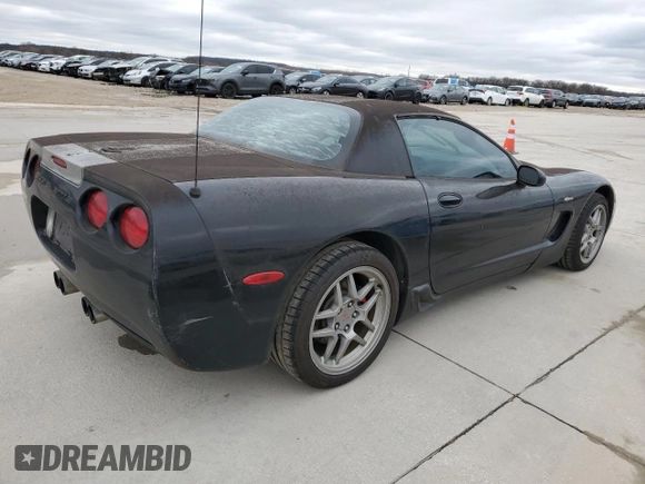 2004 Chevrolet Corvette Z06 with VIN 1G1YY12S745100775, listed as a Copart auction lot 45047205 with 102,248 mi miles and Salvage Title. Bid and sale history available at carsss.com. Image 3.