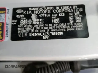 2020 Kia Sportage LX z VIN KNDPMCAC8L7661090, wystawiony jako Copart lot #53094205 z przebiegiem 35 990 mil mil oraz Szkoda całkowita • Salvage title. Historia ofert i sprzedaży dostępna na DreamBid. Obrazek 14.