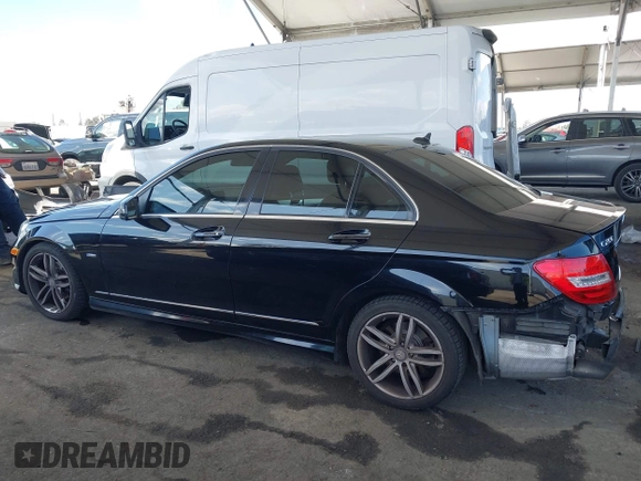 2012 Mercedes-Benz C-Class C 250 Sport with VIN WDDGF4HBXCA721697, listed as a IAAI auction lot 41916188 with 188,891 mi miles. Bid and sale history available at carsss.com. Image 15.