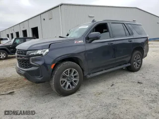 2023 Chevrolet Tahoe Z71 with VIN 1GNSKPKD7PR164466, listed as a Copart auction lot 44533305 with 51,782 mi miles and Salvage Title. Bid and sale history available at carsss.com. Image 1.