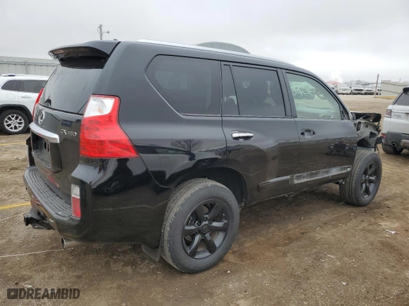 2012 Lexus GX 460 with VIN JTJBM7FX9C5049454, listed as a Copart auction lot 86151264 with 164,873 mi miles and Salvage Title. Bid and sale history available at carsss.com. Image 3.