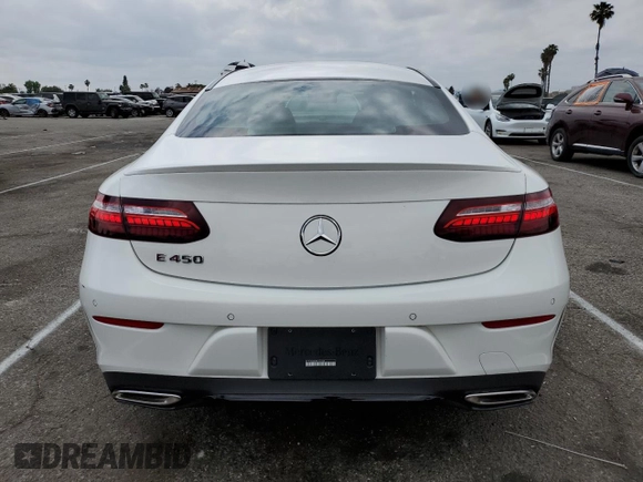 2022 Mercedes-Benz E 450 with VIN W1K1J5JB6NF173708, listed as a Copart auction lot 55714954 with 17,039 mi miles and . Bid and sale history available at DreamBid. Image 6.