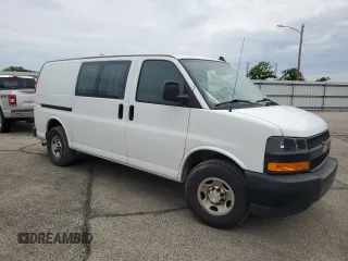 2020 Chevrolet Express Cargo with VIN 1GCWGAFP4L1248766, listed as a Copart auction lot 57220355 with 129,880 mi miles and Clean title. Bid and sale history available at DreamBid. Image 4.