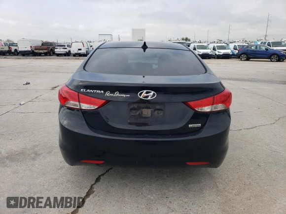 2013 Hyundai Elantra Limited with VIN 5NPDH4AE8DH254009, listed as a Copart auction lot 51278115 with 131,463 mi miles and Salvage Title. Bid and sale history available at DreamBid. Image 6.