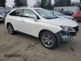 2013 Lexus RX 450h with VIN JTJBC1BAXD2066560, listed as a Copart auction lot 48075345 with 89,011 mi miles and Salvage Title. Bid and sale history available at DreamBid. Image 4.