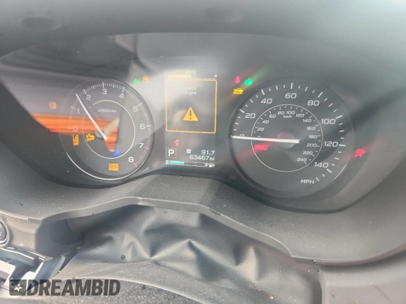 2018 Subaru Impreza Premium with VIN 4S3GTAD64J3715454, listed as a Copart auction lot 64798345 with 63,467 mi miles and Salvage title. Bid and sale history available at DreamBid. Image 9.