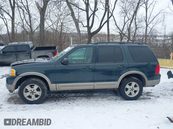 2003 Ford Explorer Eddie Bauer with VIN 1FMDU74W03UB83924, listed as a IAAI auction lot 41614534 with 166,120 mi miles and . Bid and sale history available at DreamBid. Image 14.