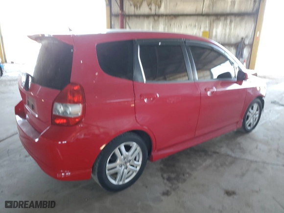 2008 Honda Fit Sport with VIN JHMGD386X8S035057, listed as a Copart auction lot 52586825 with 157,388 mi miles and Salvage Title. Bid and sale history available at carsss.com. Image 3.