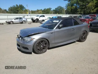 2009 BMW 1 Series 135i with VIN WBAUN93529VK40677, listed as a Copart auction lot 76190644 with 126,992 mi miles and Salvage Title. Bid and sale history available at DreamBid. Image 1.