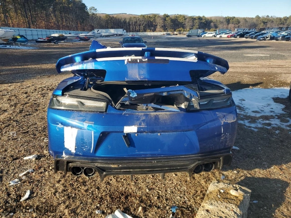 2016 Chevrolet Camaro 2SS with VIN 1G1FH1R74G0146512, listed as a Copart auction lot 74522063 with 0 mi miles and Non Repairable. Bid and sale history available at carsss.com. Image 6.