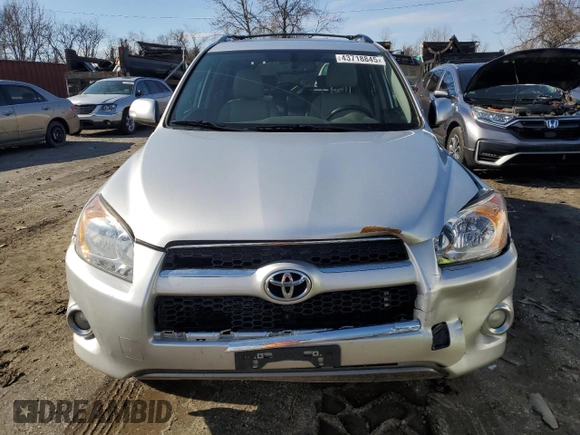 2010 Toyota RAV4 Ltd with VIN JTMDF4DV6A5022859, listed as a Copart auction lot 43718845 with 81,279 mi miles and Salvage Title. Bid and sale history available at carsss.com. Image 5.