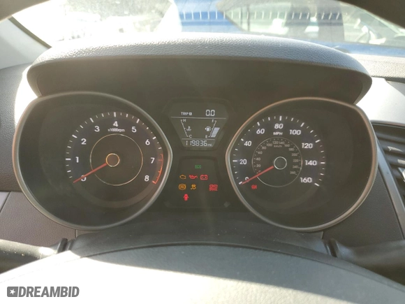 2015 Hyundai Elantra Limited with VIN 5NPDH4AE2FH547682, listed as a Copart auction lot 46863595 with 119,836 mi miles and Clean Title. Bid and sale history available at carsss.com. Image 9.