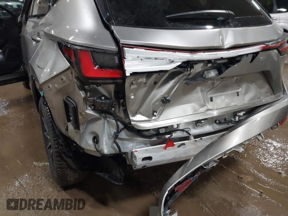2022 Lexus NX with VIN 2T2AGCEZ3NC005386, listed as a IAAI auction lot 41537116 with 19,525 mi miles. Bid and sale history available at carsss.com. Image 6.