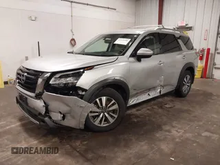 2022 Nissan Pathfinder SL with VIN 5N1DR3CC0NC271821, listed as a IAAI auction lot 42525996 with 62,555 mi miles and . Bid and sale history available at DreamBid. Image 18.