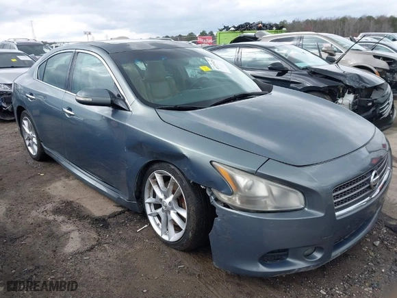 2009 Nissan Maxima 3.5 SV w/Premium Pkg with VIN 1N4AA51EX9C856464, listed as a IAAI auction lot 41733424 with 195,161 mi miles. Bid and sale history available at carsss.com. Image 13.