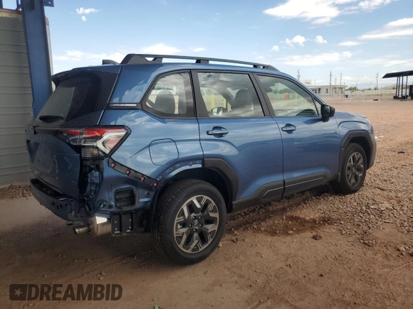 2025 Subaru Forester с VIN JF2SLDAC3SH570841, выставлен на аукционе Copart как лот 65461565 с пробегом 637 миль миль и Списание • Salvage title. История ставок и продаж доступна на DreamBid. Изображение 3.
