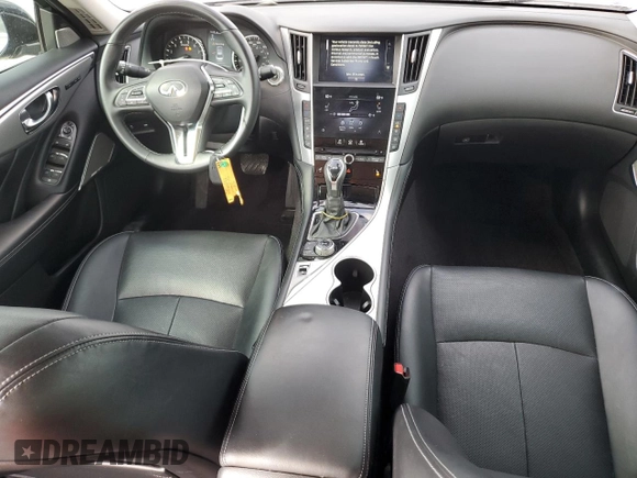 2023 Infiniti Q50 Luxe z VIN JN1EV7BR2PM541987, wystawiony jako Copart lot #53506195 z przebiegiem 65 202 mil mil oraz Szkoda całkowita • Salvage title. Historia ofert i sprzedaży dostępna na DreamBid. Obrazek 8.