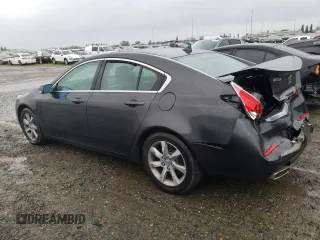 2012 Acura TL Tech Auto with VIN 19UUA8F59CA002104, listed as a Copart auction lot 49138385 with 127,319 mi miles and Salvage Title. Bid and sale history available at carsss.com. Image 2.