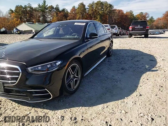 2023 Mercedes-Benz S-Class S 580e with VIN W1K6G6KB7PA195936, listed as a Copart auction lot 76337044 with 18,773 mi miles and Salvage Title. Bid and sale history available at carsss.com. Image 15.