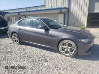 2019 Alfa Romeo Giulia Ti with VIN ZARFANBN9K7601162, listed as a Copart auction lot 53297925 with 55,288 mi miles and Salvage title. Bid and sale history available at DreamBid. Image 4.