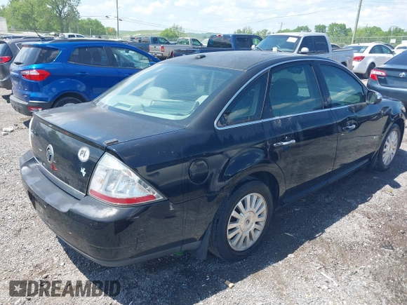 2008 Mercury Sable with VIN 1MEHM40W18G625706, listed as a IAAI auction lot 42115549 with 176,557 mi miles. Bid and sale history available at carsss.com. Image 4.