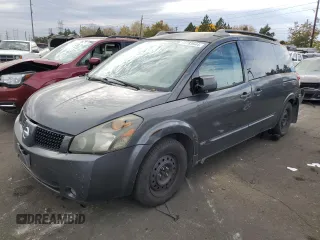 2006 Nissan Quest S Special Edition with VIN 5N1BV28U06N114861, listed as a Copart auction lot 77783544 with 192,627 mi miles and Salvage Title. Bid and sale history available at carsss.com. Image 1.