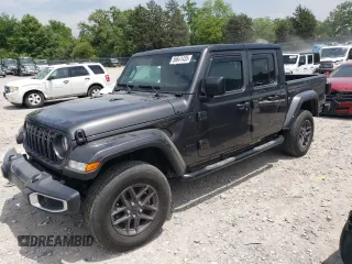 2024 Jeep Gladiator Sport с VIN 1C6HJTAG3RL109570, выставлен на аукционе Copart как лот 56641435 с пробегом 9 163 миль миль и Чистый • Clean title. История ставок и продаж доступна на DreamBid. Изображение 1.