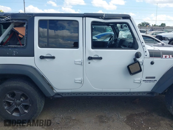 2017 Jeep Wrangler Unlimited Rubicon Recon with VIN 1C4BJWFG1HL693572, listed as a IAAI auction lot 42601855 with 64,342 mi miles and . Bid and sale history available at DreamBid. Image 13.