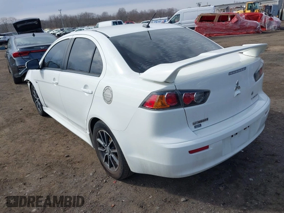 2015 Mitsubishi Lancer SE with VIN JA32V2FW9FU025402, listed as a IAAI auction lot 41646407 with 67,201 mi miles. Bid and sale history available at carsss.com. Image 3.