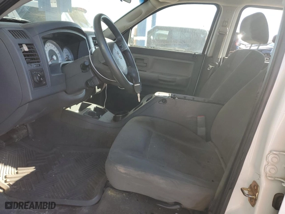 2006 Dodge Dakota SLT with VIN 1D7HE48N86S646708, listed as a Copart auction lot 88348425 with 133,840 mi miles and Salvage Title. Bid and sale history available at carsss.com. Image 7.
