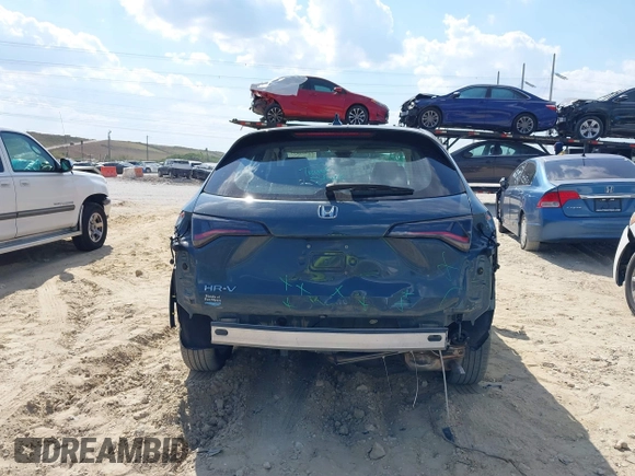 2024 Honda HR-V LX with VIN 3CZRZ1H30RM750097, listed as a IAAI auction lot 41864237 with 26,380 mi miles and . Bid and sale history available at DreamBid. Image 6.