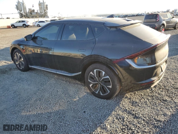 2022 Kia EV6 Wind with VIN KNDC34LA8N5060246, listed as a Copart auction lot 80116964 with 45,395 mi miles and Salvage Title. Bid and sale history available at carsss.com. Image 2.