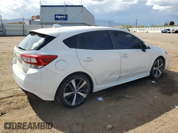 2018 Subaru Impreza Special Sports z VIN 4S3GTAM62J3728090, wystawiony jako Copart lot #54447345 z przebiegiem 93 258 mil mil oraz Szkoda całkowita • Salvage title. Historia ofert i sprzedaży dostępna na DreamBid. Obrazek 3.
