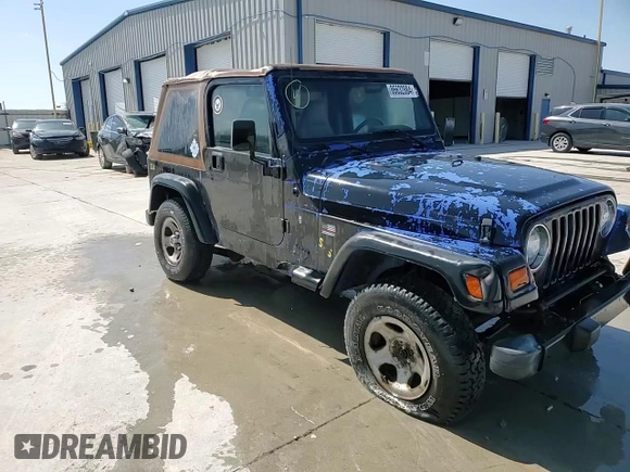 1998 Jeep Wrangler Sport with VIN 1J4FY19S5WP707201, listed as a Copart auction lot 86632884 with 0 mi miles and Salvage Title. Bid and sale history available at carsss.com. Image 10.