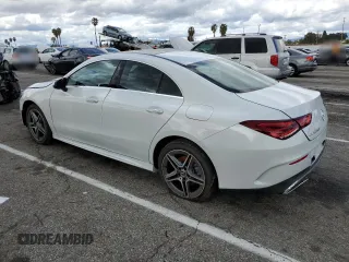 2021 Mercedes-Benz CLA with VIN W1K5J4GB9MN152844, listed as a Copart auction lot 43820873 with 32,514 mi miles. Bid and sale history available at carsss.com. Image 2.