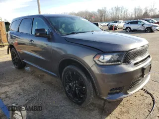 2019 Dodge Durango GT Plus with VIN 1C4RDJDG3KC651388, listed as a Copart auction lot 49805755 with 93,708 mi miles and Salvage Title. Bid and sale history available at DreamBid. Image 4.