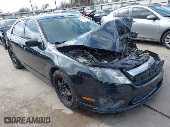 2010 Ford Fusion SE with VIN 3FAHP0HG5AR384834, listed as a IAAI auction lot 41533295 with 124,356 mi miles. Bid and sale history available at carsss.com. Image 1.