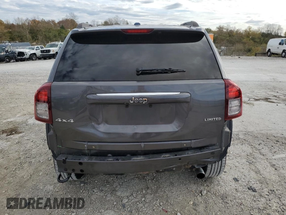2015 Jeep Compass Limited with VIN 1C4NJDCB9FD184055, listed as a Copart auction lot 78821354 with 171,032 mi miles and Salvage Title. Bid and sale history available at carsss.com. Image 6.