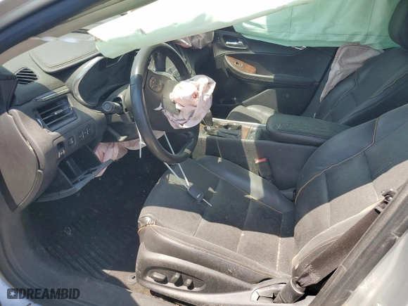 2015 Chevrolet Impala LTZ with VIN 2G1165S32F9272175, listed as a Copart auction lot 60455194 with 0 mi miles and Salvage Title. Bid and sale history available at carsss.com. Image 7.