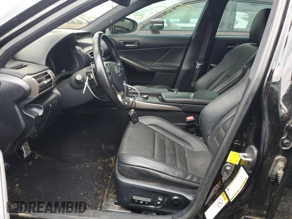 2016 Lexus IS 300/350 with VIN JTHCM1D25G5004835, listed as a Copart auction lot 55387325 with 98,684 mi miles and Salvage title. Bid and sale history available at DreamBid. Image 7.