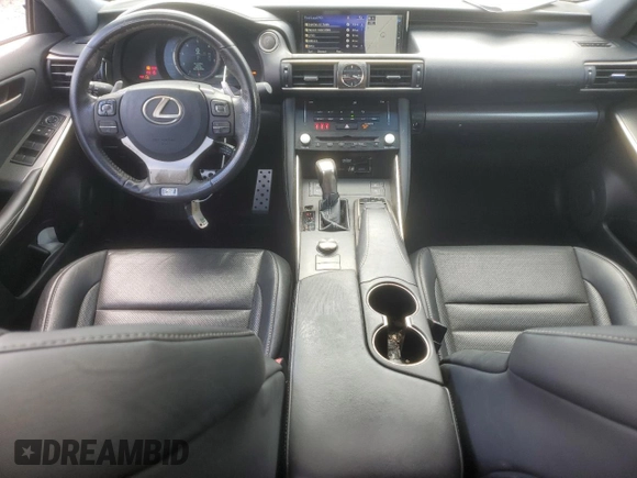 2017 Lexus IS 350 with VIN JTHBE1D25H5030104, listed as a Copart auction lot 70506434 with 101,201 mi miles and Salvage Title. Bid and sale history available at DreamBid. Image 8.