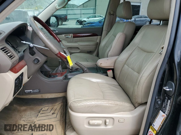 2008 Lexus GX 470 z VIN JTJBT20X180164469, wystawiony jako Copart lot #56770115 z przebiegiem 181 635 mil mil oraz Czysty tytuł • Clean title. Historia ofert i sprzedaży dostępna na DreamBid. Obrazek 7.